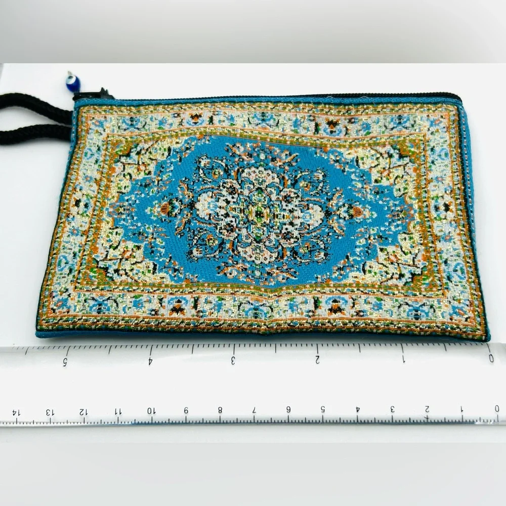 Turkish Magic Carpet vibes boho gypsycore Zipper Close Coin Purse